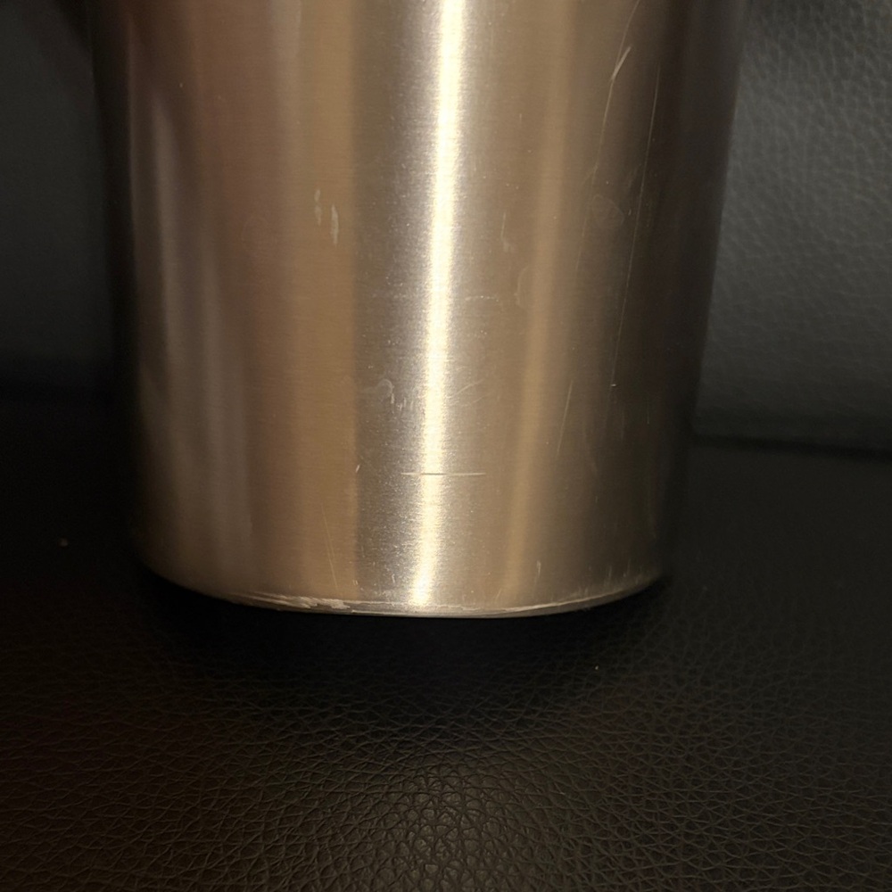 Stanley Stainless Steel Tumbler with Handle - Silver and Gray 40oz - Picture 7 of 8